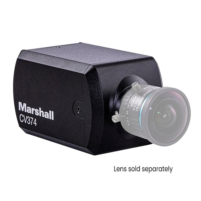 Marshall Electronics CV374 Compact 4K UHD60 Camera With NDI|HX3, SRT And HDMI