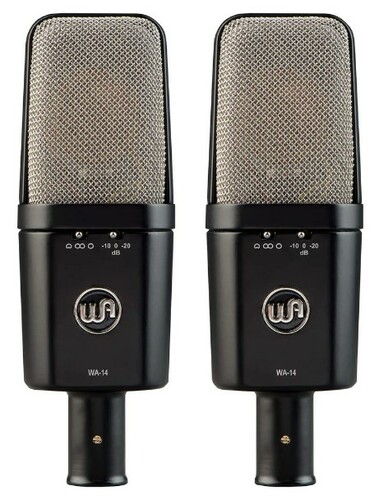 Warm Audio WA-14 Stereo Pair Sequential Stereo Set Of The WA-14 Microphone