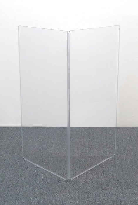 Clearsonic A2448X2 4' 2-Section Clear Acoustic Isolation Panel