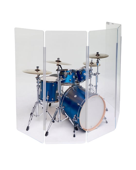 Clearsonic LITE2466X5 24" X 66" X 3/16" 5-Section Drum Shield Kit