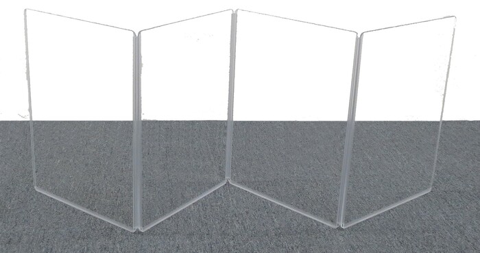 Clearsonic A1824X4 24" X 72" 4-Section Clear Acoustic Isolation Panel