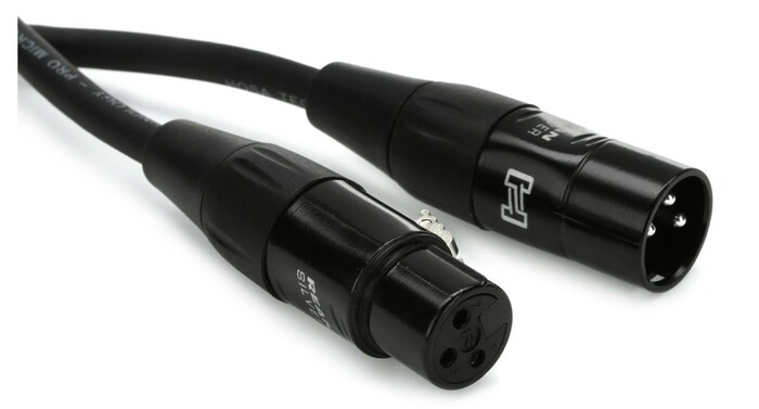 Hosa HMIC-020-PK1-K 4 Microphone Cable Stage Bundle