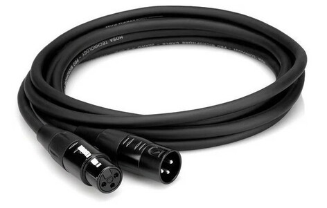 Hosa HMIC-020-PK1-K 4 Microphone Cable Stage Bundle