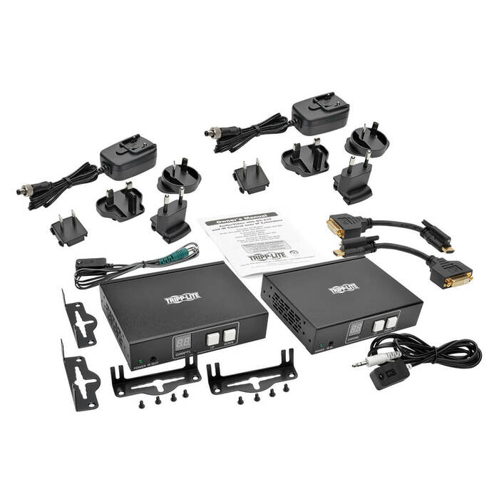 Tripp Lite B160-101-HDSI HDMI/DVI Over IP Transmitter & Receiver Kit