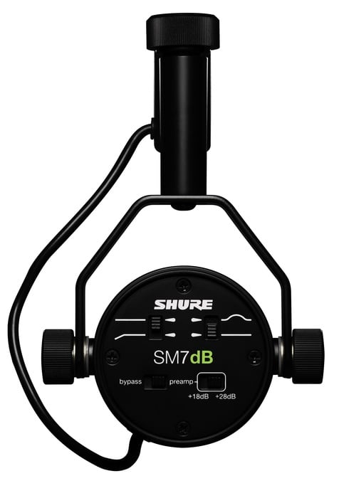 Shure SM7dB Active Dynamic Microphone With +28dB Built-In Active Preamp