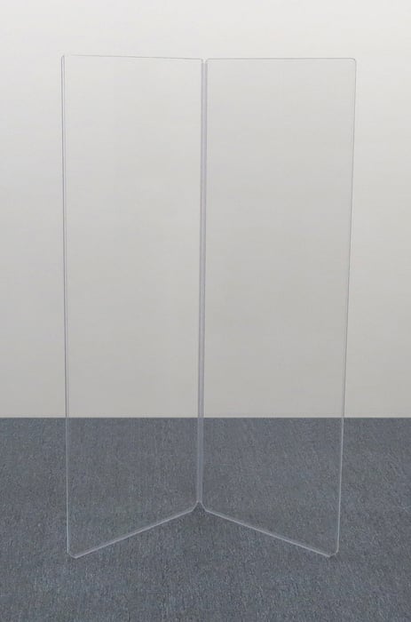 Clearsonic A2466X2 5.5' X 4' 2-Section Clear Acoustic Isolation Panel
