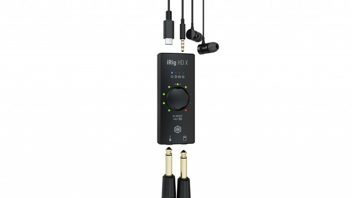 IK Multimedia iRig HD X USB-C Digital Guitar Interface With Low-Noise Preamp