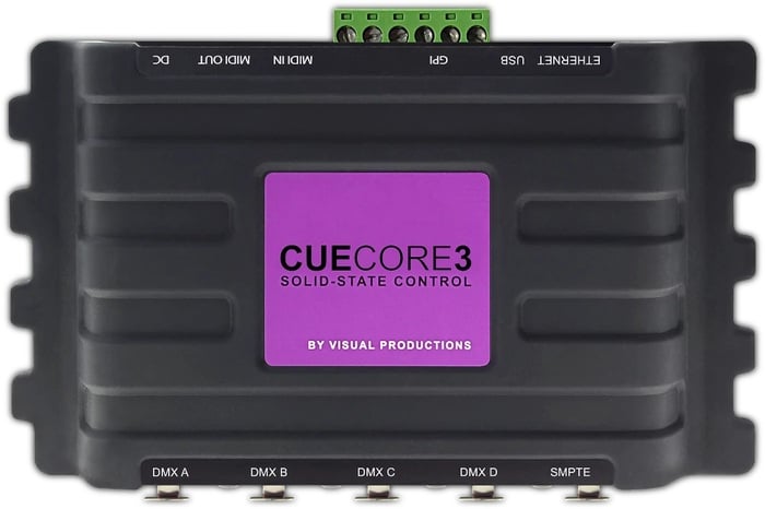 Visual Productions CueCore3 Four Universe 16 Playback Architectural Lighting Controller