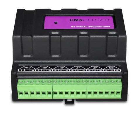 Visual Productions DMXMerger DIN Rail Mounted DMX Merger