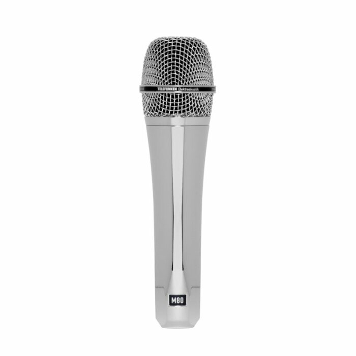 Telefunken M80-CHROME Dynamic Handheld Cardioid Microphone In Chrome