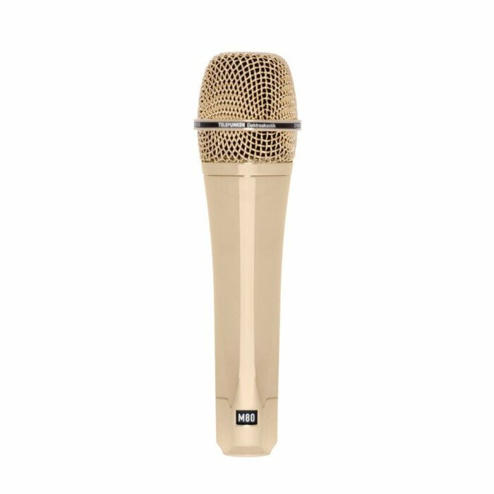 Telefunken M80-GOLD Dynamic Handheld Cardioid Microphone In Gold