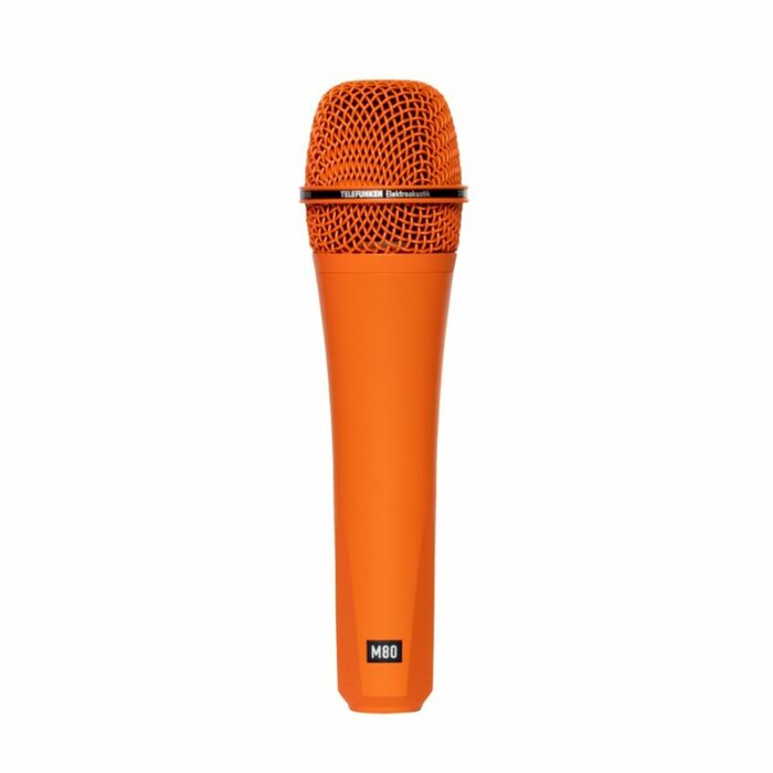 Telefunken M80-ORANGE Dynamic Handheld Cardioid Microphone In Orange