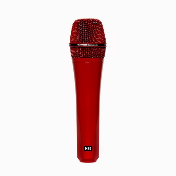 Telefunken M80-RED Dynamic Handheld Cardioid Microphone In Red