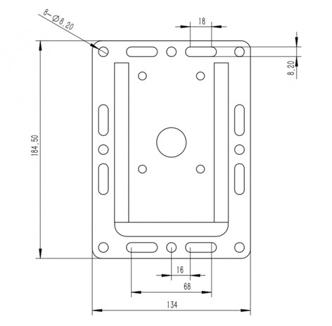 Triad-Orbit SM-WM1 Slide In Wall And Ceiling Mounting Plate