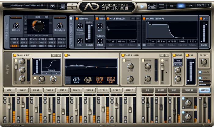 XLN Audio Addictive Drums 2: Custom XXL Collection Your Choice Of 30 Sound/Rhythm Packs [Virtual]