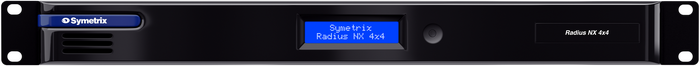 Symetrix RADIUS-NX-4X4 4x4 DSP, USB Audio, I/O Expansion Slot, Dante