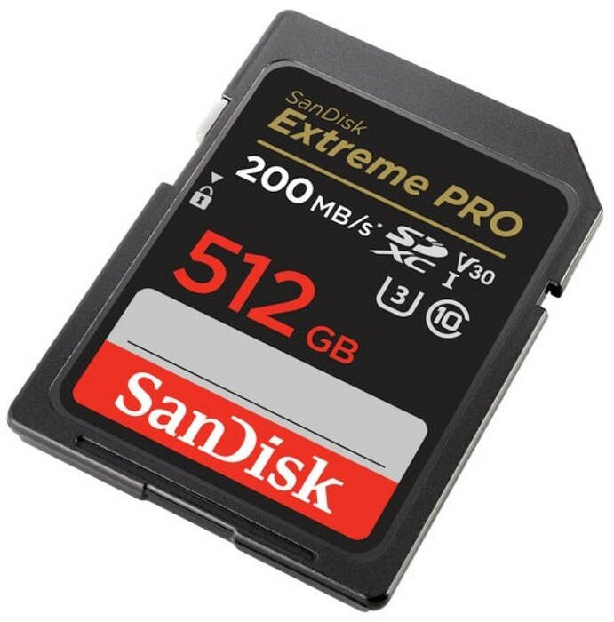 SanDisk SDSDXXY-512G-ANCIN SanDisk Extreme Pro SDXC Memory Card, 512GB, UHS-I