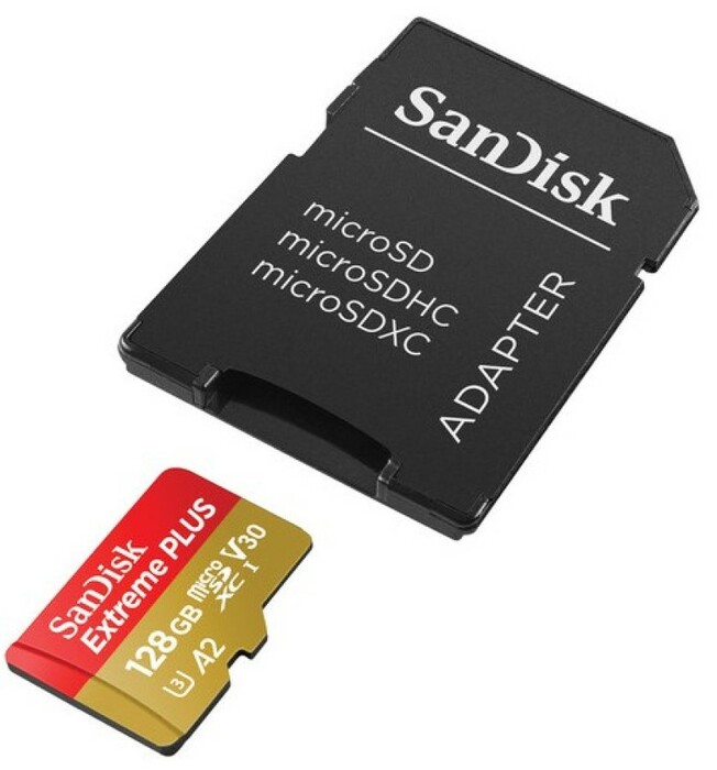 SanDisk SDSQXBZ-128G-ANCMA SanDisk Extreme PLUS MicroSDXC Memory Card, 128GB
