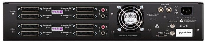 Apogee Electronics Symphony I/O Mk II 32X32SE-EDU Thunderbolt Audio Interface, 36 Analog I/O Of Mastering Grade Conversion, Educational Pricing