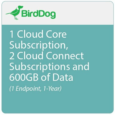 BirdDog BDCLOUDBETTER12M 1 Cloud Core With 2 Cloud Connect And 600GB Data, 365 Days