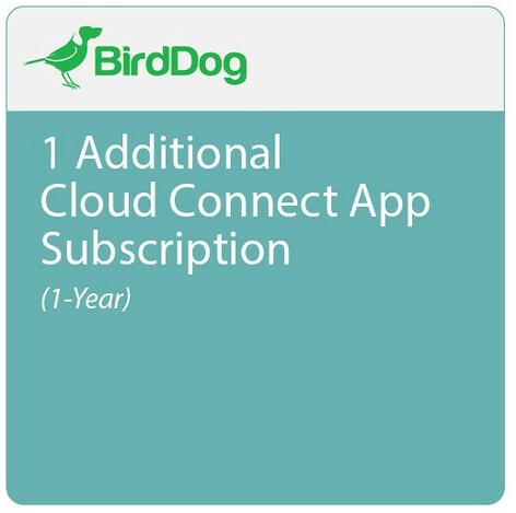 BirdDog BDCLOUDCONNECT12M 1 Additional Cloud Connect App Subscription, 365 Days