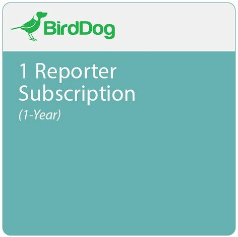BirdDog BIRDDOGREP12M 1 BirdDog Reporter Subscription, 365 Days