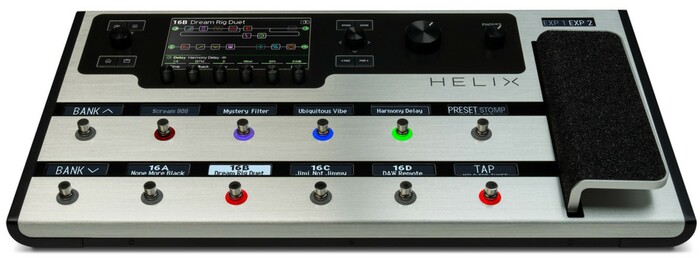 Line 6 Helix Limited Edition Platinum Guitar Amp Modeler And Multi-FX Processor, Platinum Color