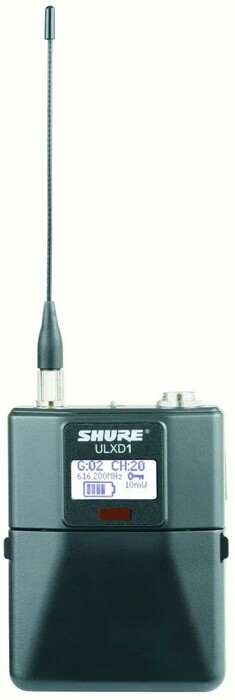 Shure ULXD14Q/85-G50 ULXD Quad Channel Lavalier Wireless Bundle With 4 Bodypacks, 4 WL185 Mics, 4 Batteries And 2 Chargers, In G50 Band