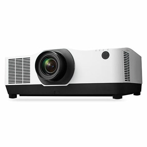 NEC NP-PA804UL-W-41 8,200 Lumens WUXGA Professional Installation Laser Projector With NP41ZL Lens, White