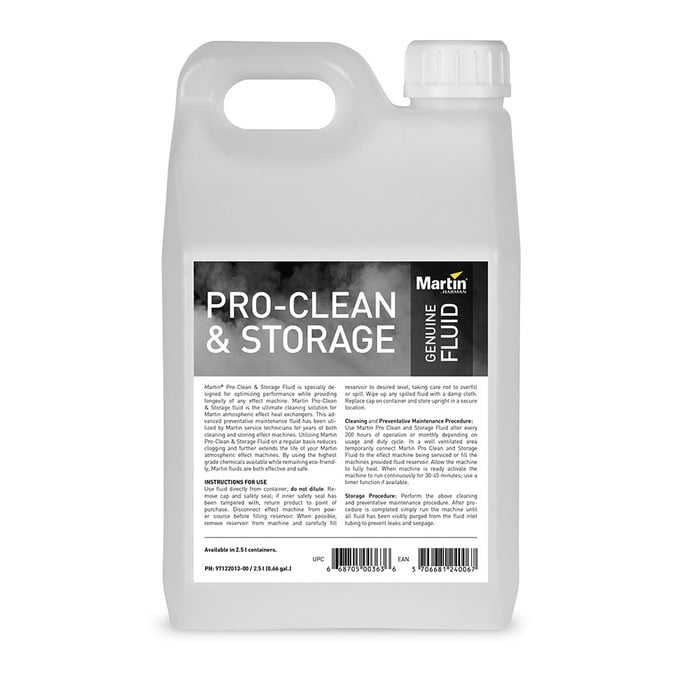Martin Pro PROCLEAN-STORAGE-4 Pro-Clean & Storage Fluid, 2.5L X 4