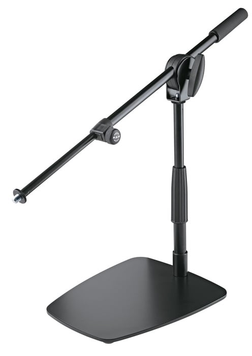 K&M 25993 Tabletop/Floor Microphone Stand With Short Boom