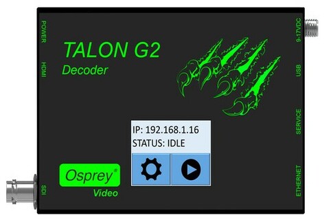 Osprey Video G2 Decoder Talon G2 H.264 SDI, HDMI Decoder