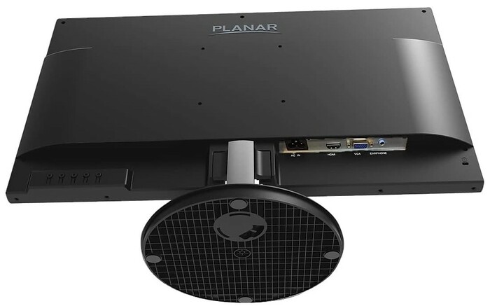 Planar PLN2400 24in Wide Black FHD LED LCD, VGA, HDMI, Narrow Bezels