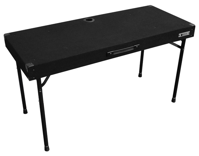 Odyssey CTBC2048 Height Adjustable 48" X 20" Work Surface Carpeted DJ Table