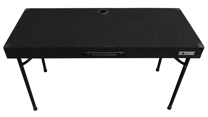 Odyssey CTBC2048 Height Adjustable 48" X 20" Work Surface Carpeted DJ Table