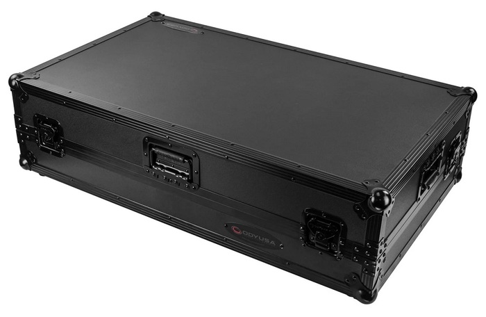 Odyssey FZGSXDJXZW1BL Black Label Case With Wheels  And 19" 1U Bottom Rack For The Pioneer XDJ-XZ DJ Controller