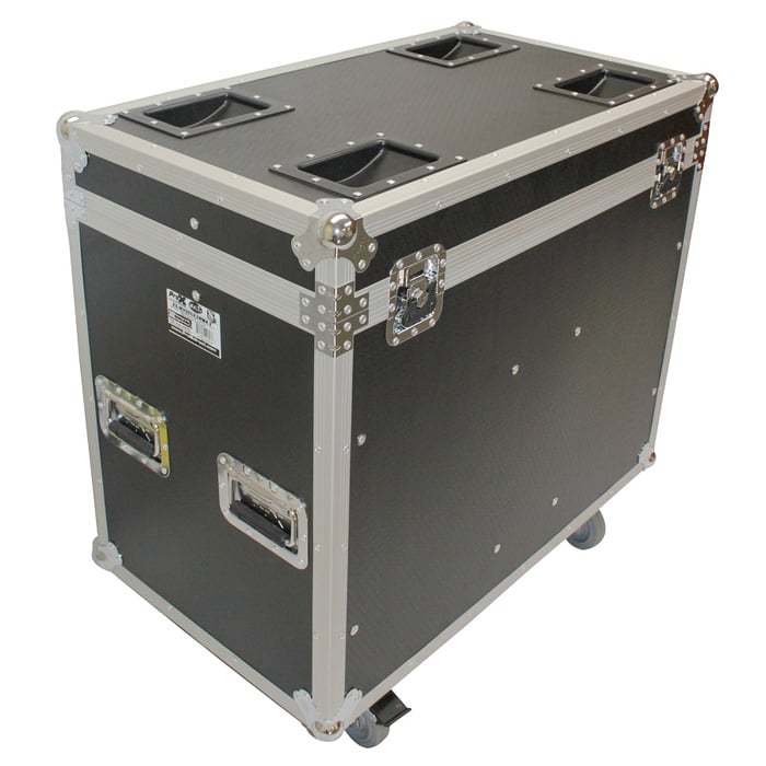 ProX XS-MH250X2W MK2 Flight Case For Two 250 Style 5R 200 7R 230 Moving Head Lighting Units Universal