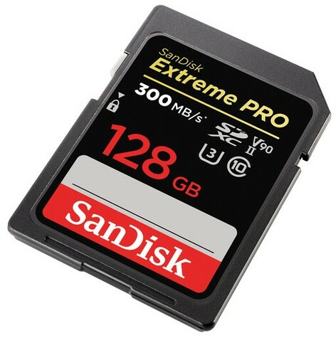 SanDisk SDSDXDK128GANCIN Extreme PRO 128GB UHS-II Memory Card