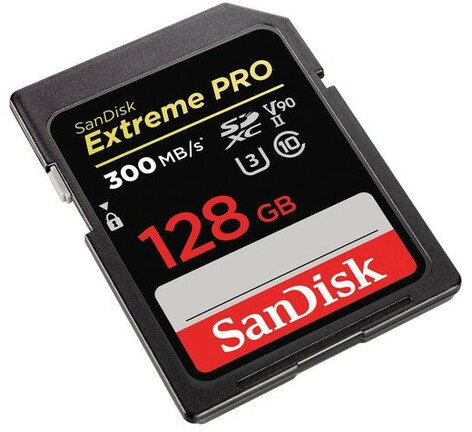 SanDisk SDSDXDK128GANCIN Extreme PRO 128GB UHS-II Memory Card