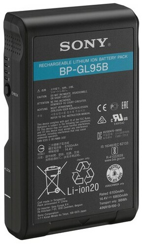 Sony BPGL98B 14.4V Lithium-Ion V-Mount Battery, 98Wh