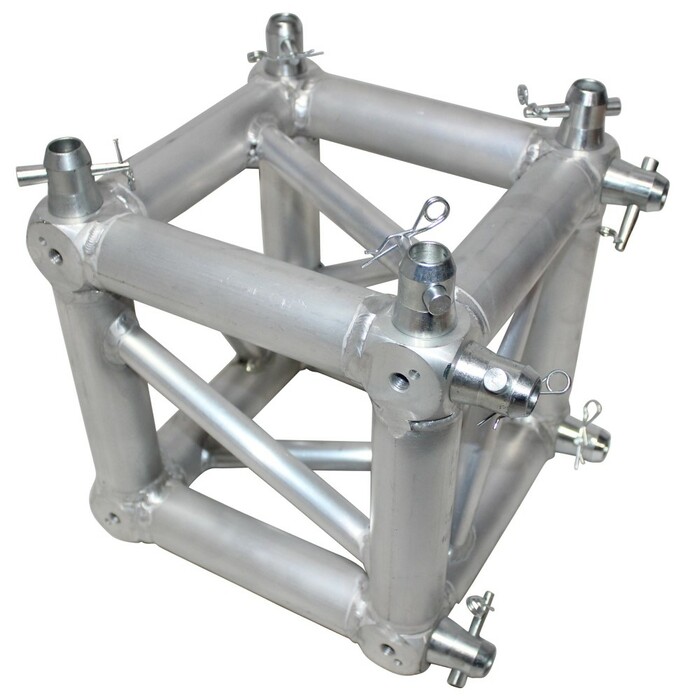 ProX XT-JB6W-2W 6-Way Square Truss Junction Block With 2-Way 8 Half Conical Couplers