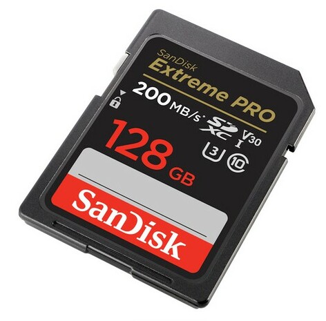 SanDisk 128GB Extreme PRO UHS-I SDXC Memory Card, 128GB