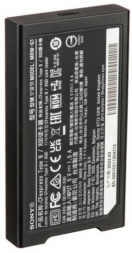 Sony MRWG1 MRW-G1/T1 CFexpress Type B/SD Memory Card Reader