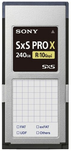 Sony SBP240F 240GB SxS PRO X Memory Card