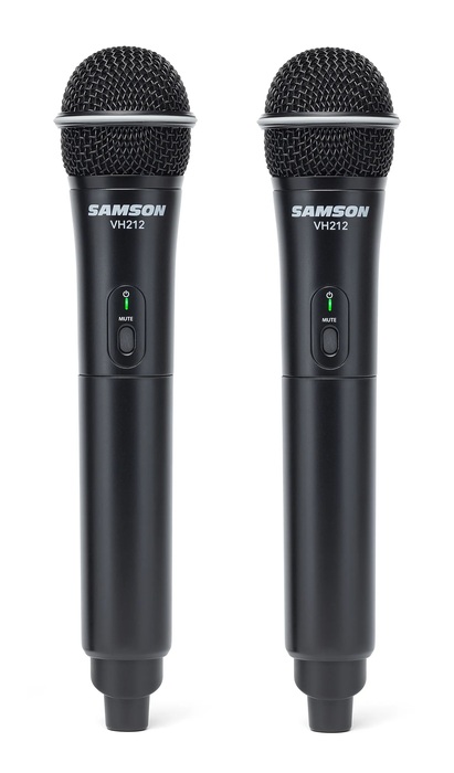 Samson SWS212HH-E Stage 212 Dual Vocal Wireless System W/ 2 Q6 Dynamic Mics