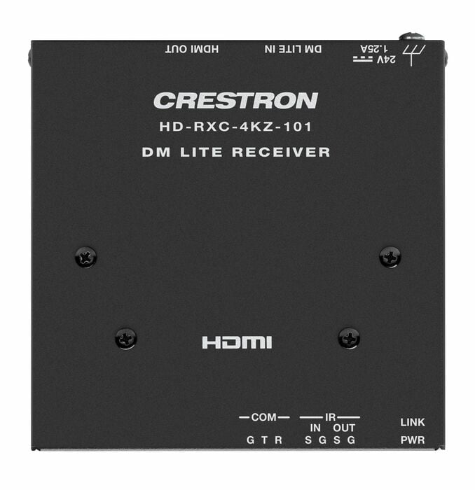 Crestron HD-RXC-4KZ-101 DM Lite 4K60 4:4:4 Receiver For HDMI, RS-232, And IR Signal Extension Over CATx Cable