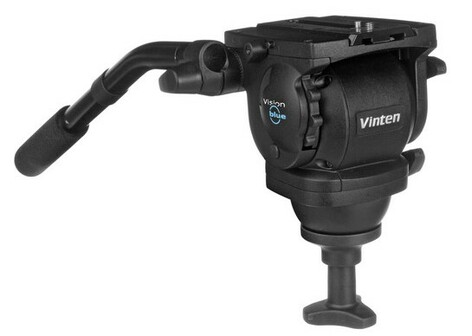 Vinten VB-FTGS Vision Blue Head System With Flowtech 75 Carbon Fiber, Ground Spreader