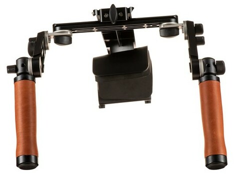 Wooden Camera 270700 Shoulder Rig V3 Pro, Brown Leather Handles