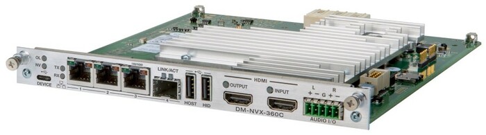 Crestron DM-NVX-360C DM NVX 4K60 4:4:4 HDR Network AV Encoder/Decoder Card
