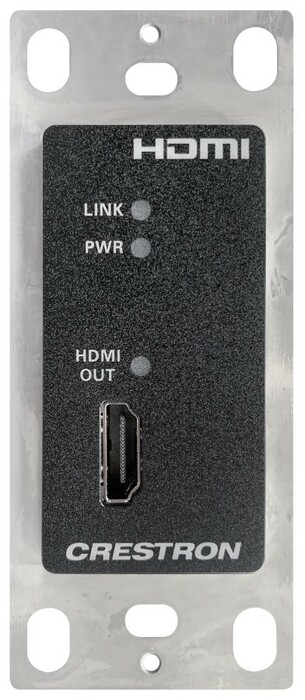 Crestron HD-RX-4KZ-101-1G-B DM Lite 4K60 4:4:4 Receiver, Wall Plate, Black